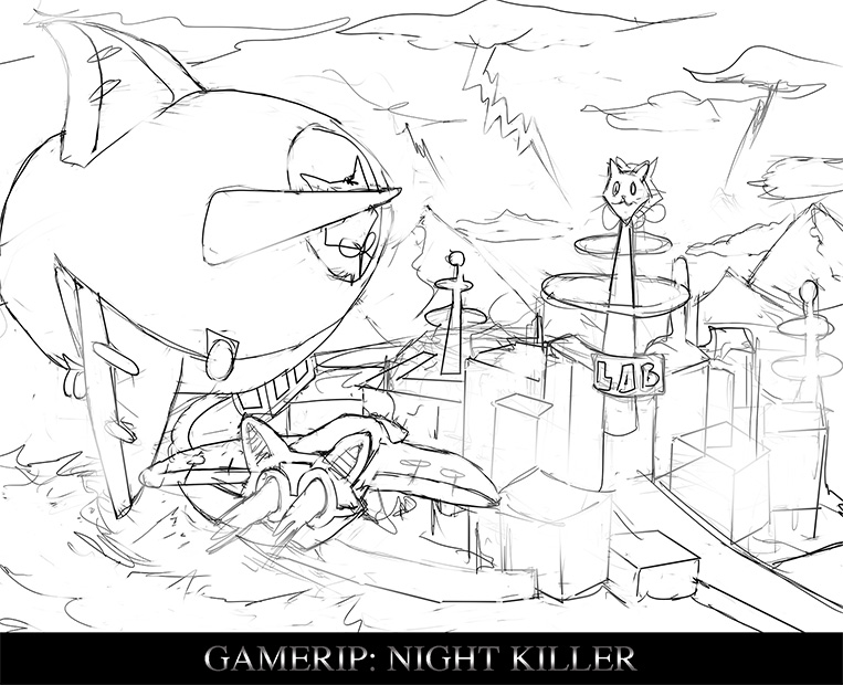 Airship Level Concept Art