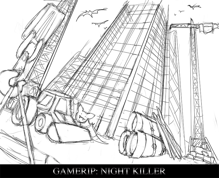 Constructyard Level Concept Art