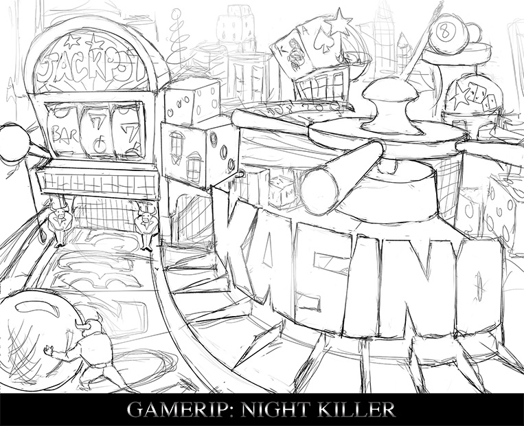 Hellkasino Level Concept Art